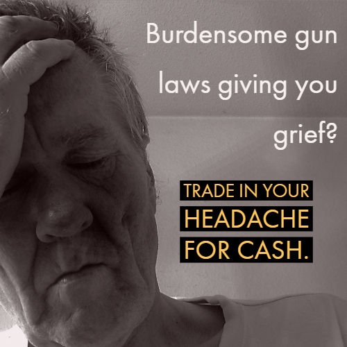 Man with Florida gun law induced headache.