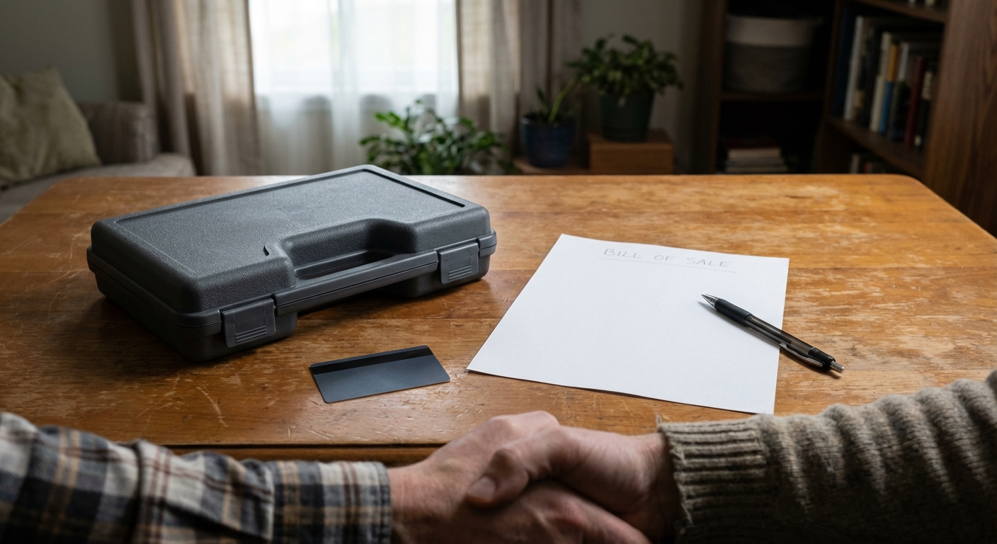 Private firearm sale paperwork