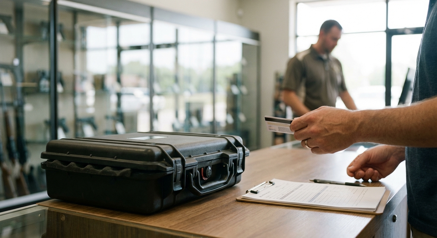 Non-resident firearm sale process