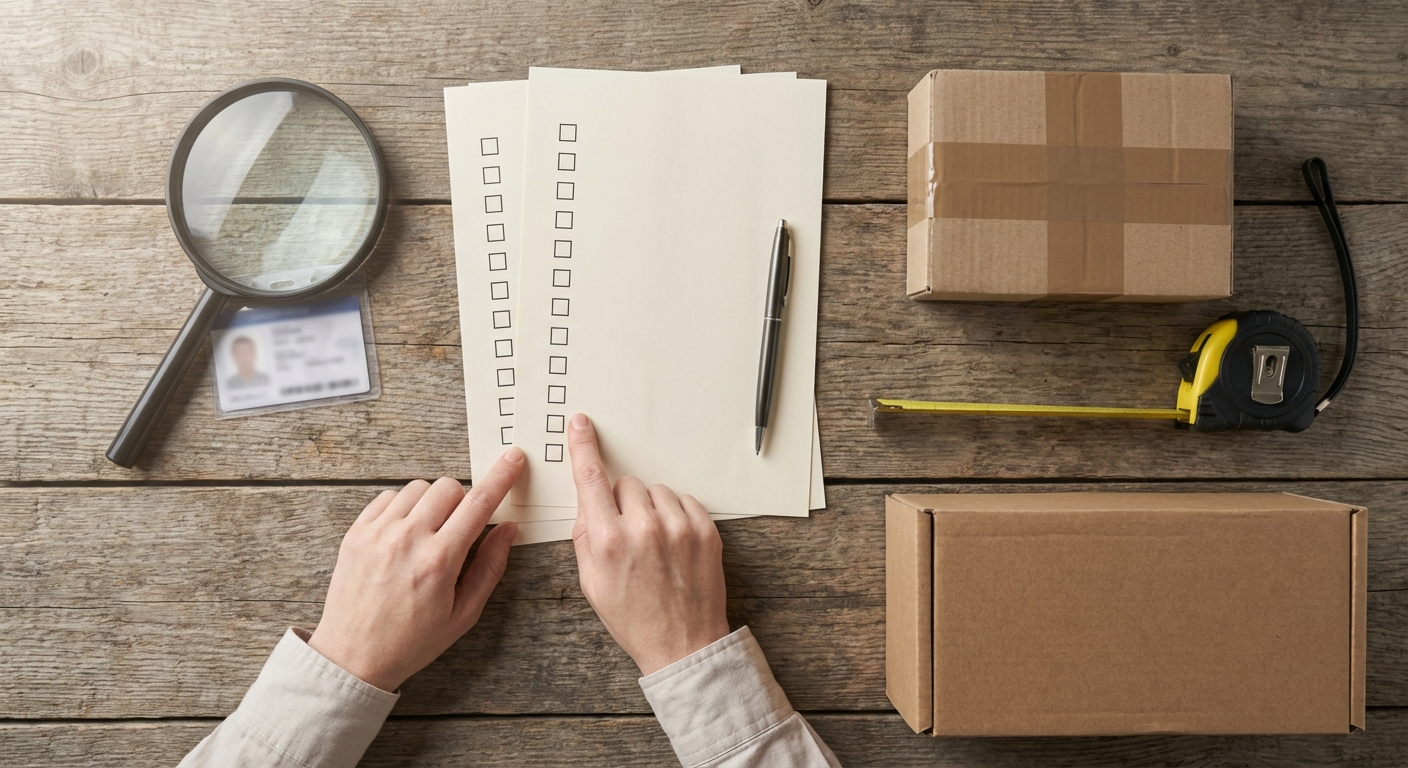 Step-by-step compliance check