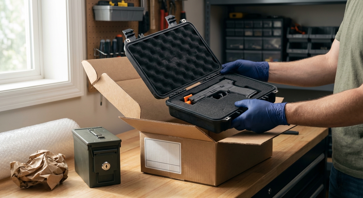 Secure firearm shipping overview