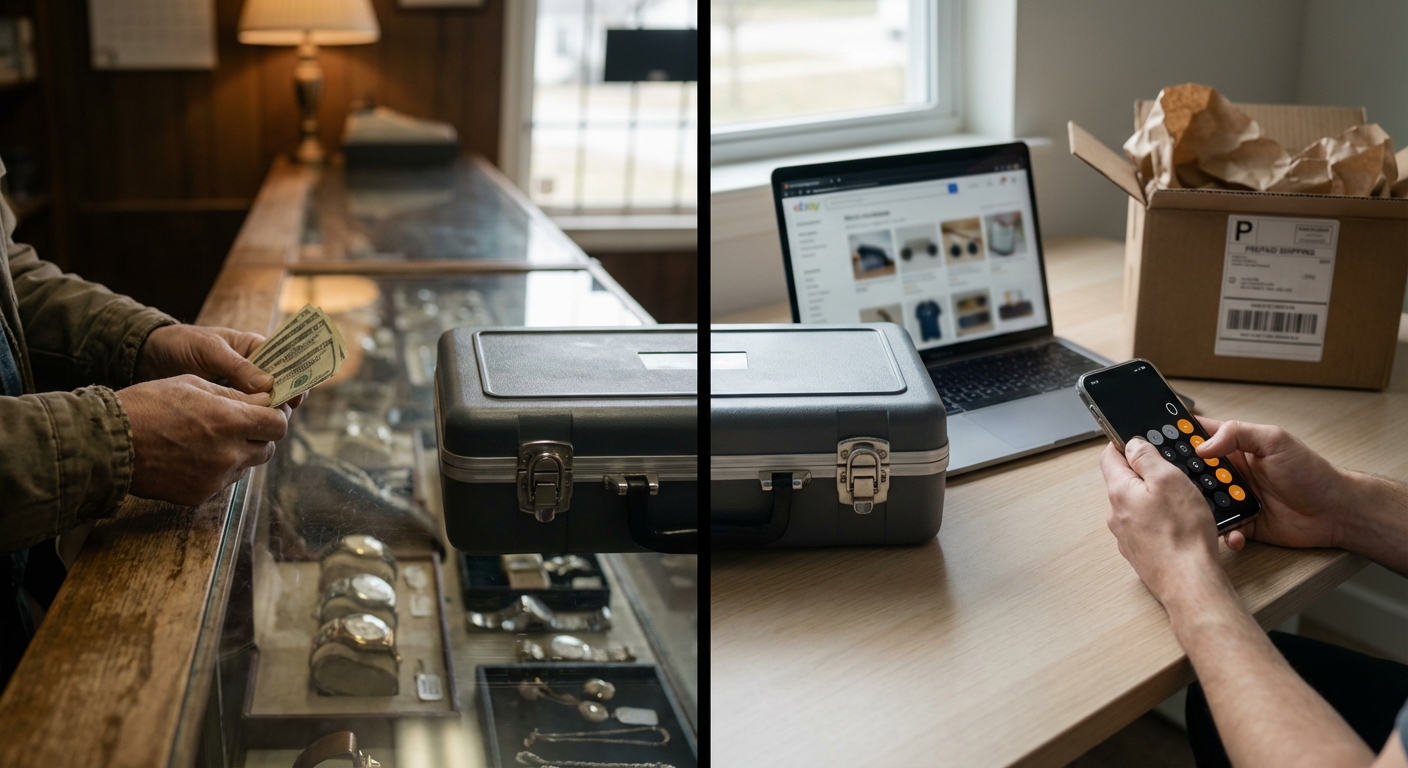 Pawn shop vs online gun buyer, which pays more cash?