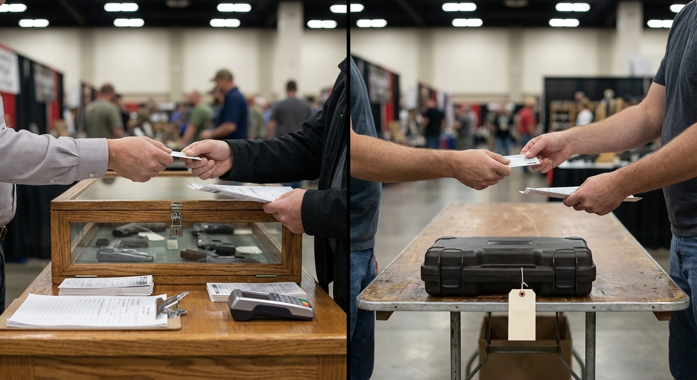 Dealer table vs private seller contrast