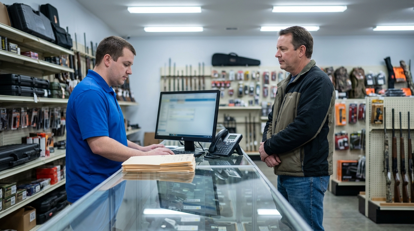 Background check delay moment