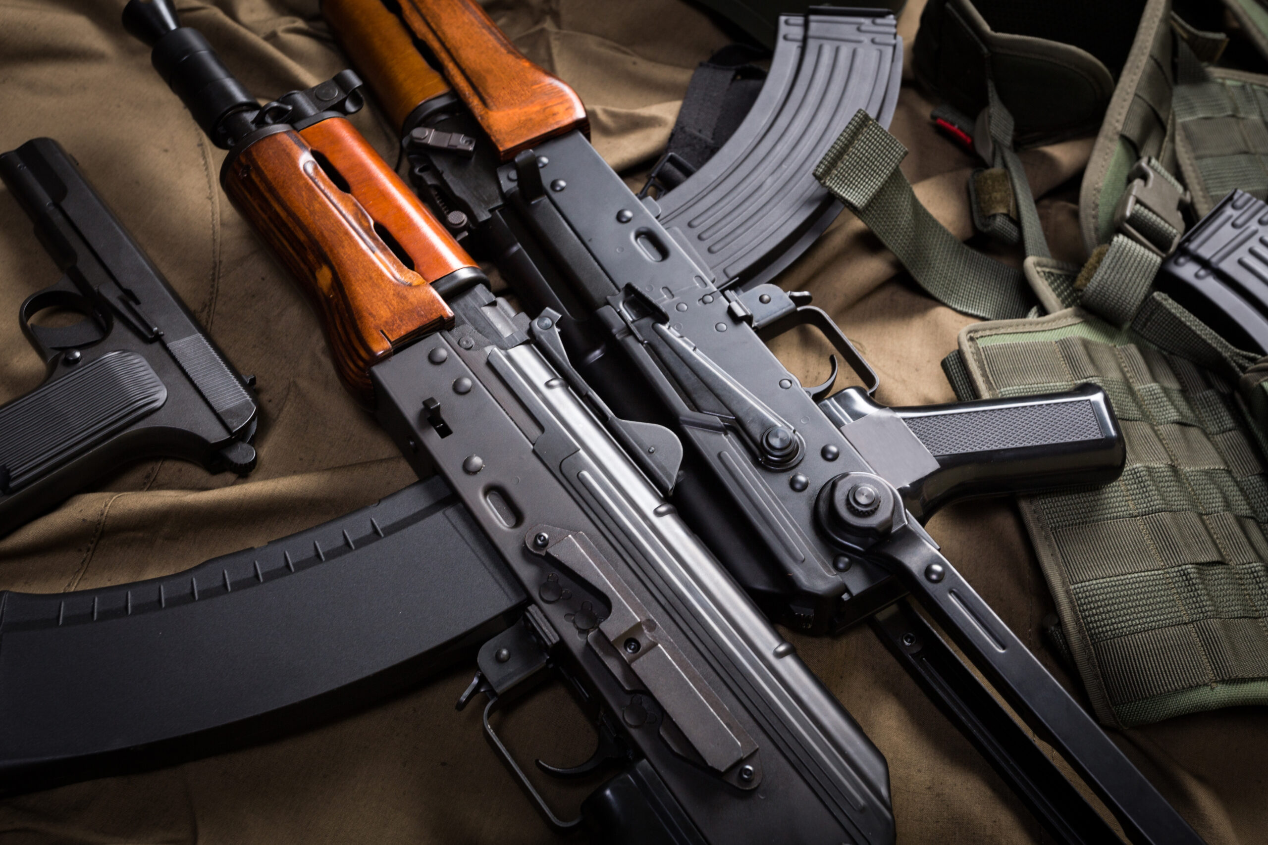 Kit of moder Russia military equipment